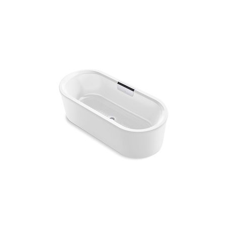 Kohler 63 in L, 28.31 in W, White, Cast Iron 29325-0-0